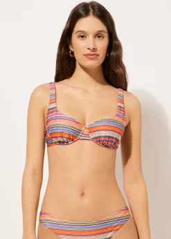 Balkonetka góra od kostiumu Colorful Stripes