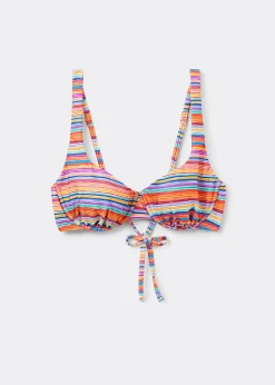 Balkonetka góra od kostiumu Colorful Stripes