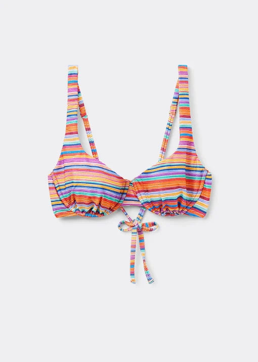 Balkonetka góra od kostiumu Colorful Stripes