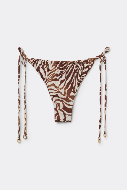 Brazyliany dół od kostiumu Brown Zebra