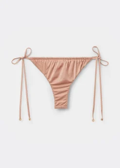 Brazyliany wiązane dół od kostiumu Shiny Satin