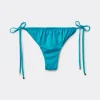 Brazyliany wiązane dół od kostiumu Shiny Satin