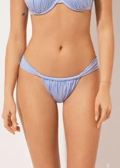 Brazyliany z cienkimi paseczkami dół od kostiumu Shiny Satin