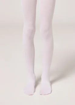 Brokatowe rajstopy kryjące 70 den dziewczęce