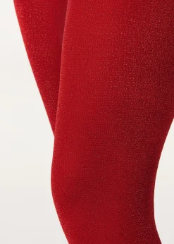 Brokatowe rajstopy kryjące 70 den dziewczęce