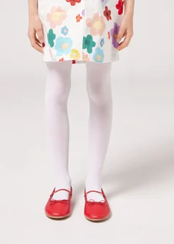 Brokatowe rajstopy kryjące 70 den dziewczęce