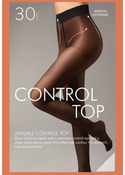 Cienkie Rajstopy Shaping 30 Den z Controll Top