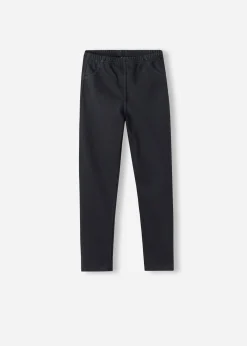 Dziewczęce Legginsy Termiczne z Denimu