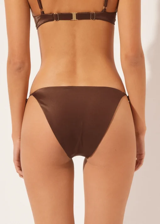 Figi wiązane dół od kostiumu Shiny Satin