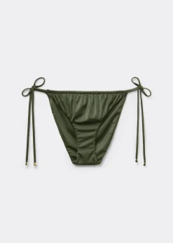 Figi wiązane dół od kostiumu Shiny Satin