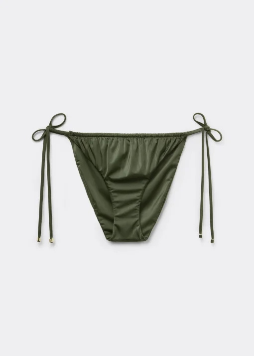 Figi wiązane dół od kostiumu Shiny Satin