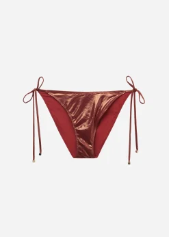 Figi wiązane dół od kostiumu Metallic Skin