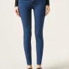 Jeansy push-up skinny z wysokim stanem Soft Touch