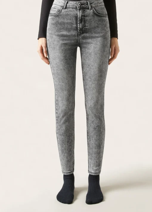 Jeansy push-up skinny z wysokim stanem Soft Touch
