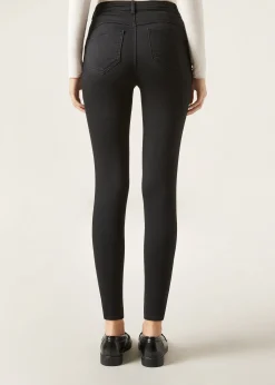 Jeansy push-up skinny z wysokim stanem Soft Touch