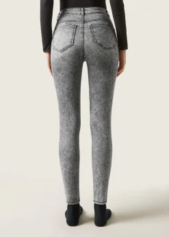 Jeansy push-up skinny z wysokim stanem Soft Touch