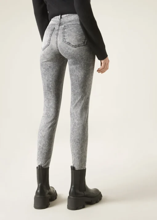 Jeansy push-up skinny z wysokim stanem Soft Touch