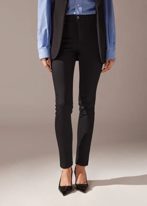 Jeansy termiczne skinny Soft Touch