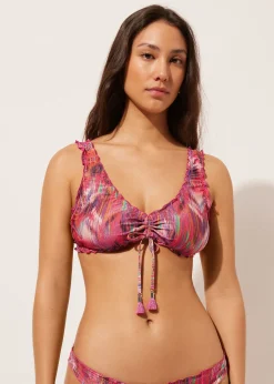 Klasyczny biustonosz góra od kostiumu Multicolor Ethnic