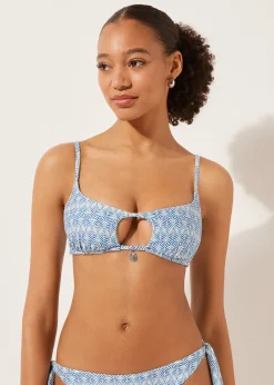 Klasyczny biustonosz góra od kostiumu Delicate Geometric