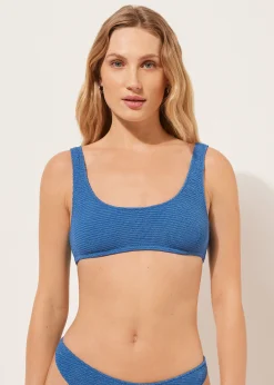 Klasyczny biustonosz góra od kostiumu Crinkle Waves