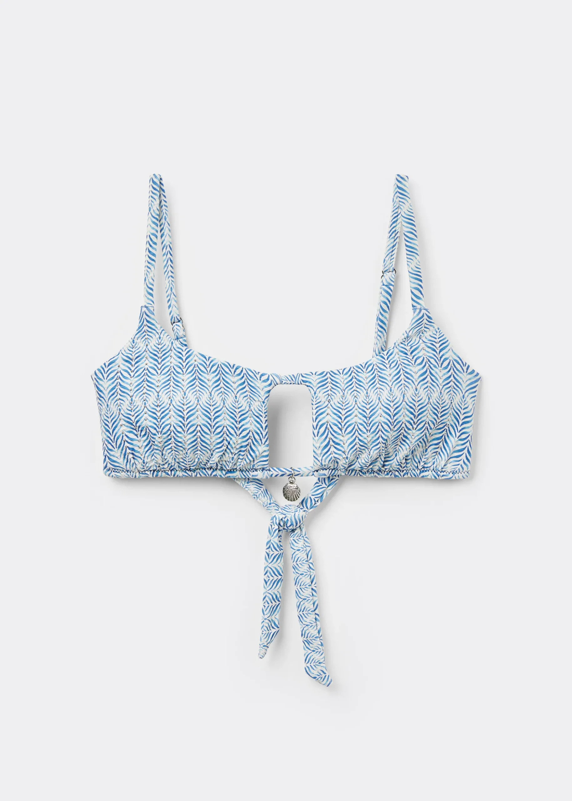 Klasyczny biustonosz góra od kostiumu Delicate Geometric