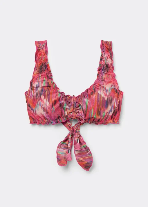 Klasyczny biustonosz góra od kostiumu Multicolor Ethnic