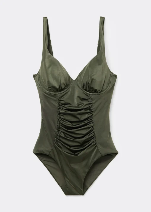Kostium jednoczęściowy wyszczuplający Shiny Satin