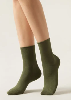 Krótkie Skarpetki Bezuciskowe z Bawełny