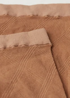 Krótkie skarpety z siateczki w romby Eco