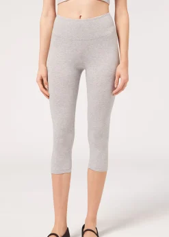 Legginsy Capri z Bawełny