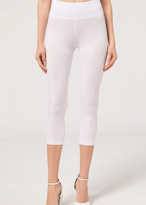 Legginsy Capri z Bawełny