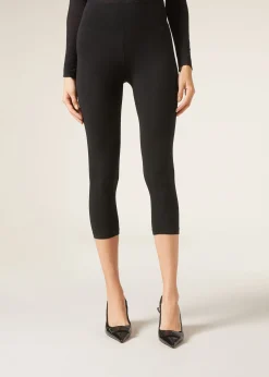 Legginsy Capri z Bawełny