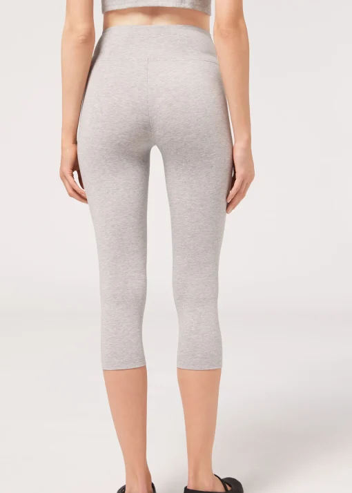 Legginsy Capri z Bawełny