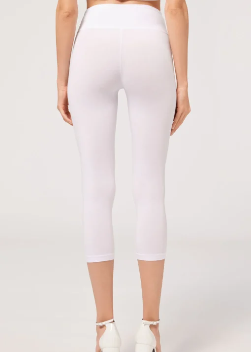Legginsy Capri z Bawełny