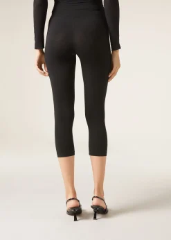 Legginsy Capri z Bawełny