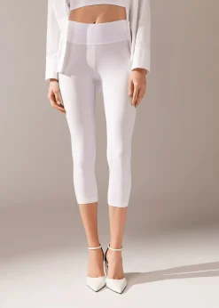 Legginsy Capri z Bawełny