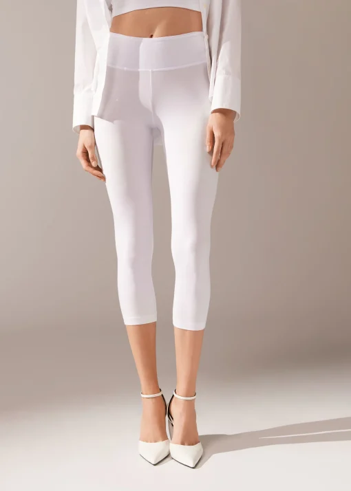 Legginsy Capri z Bawełny