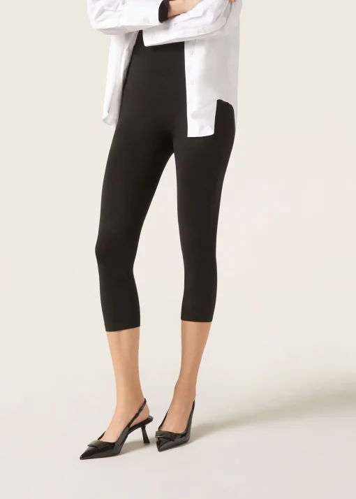Legginsy Capri z Bawełny