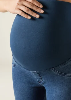 Legginsy jeansowe Maternity