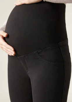Legginsy jeansowe Maternity
