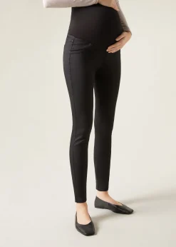 Legginsy jeansowe Maternity