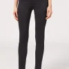 Legginsy jeansowe skinny z wysokim stanem