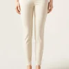 Legginsy jeansowe skinny z wysokim stanem