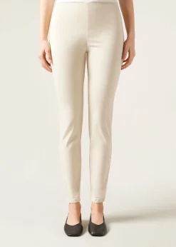 Legginsy jeansowe skinny z wysokim stanem