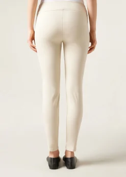 Legginsy jeansowe skinny z wysokim stanem