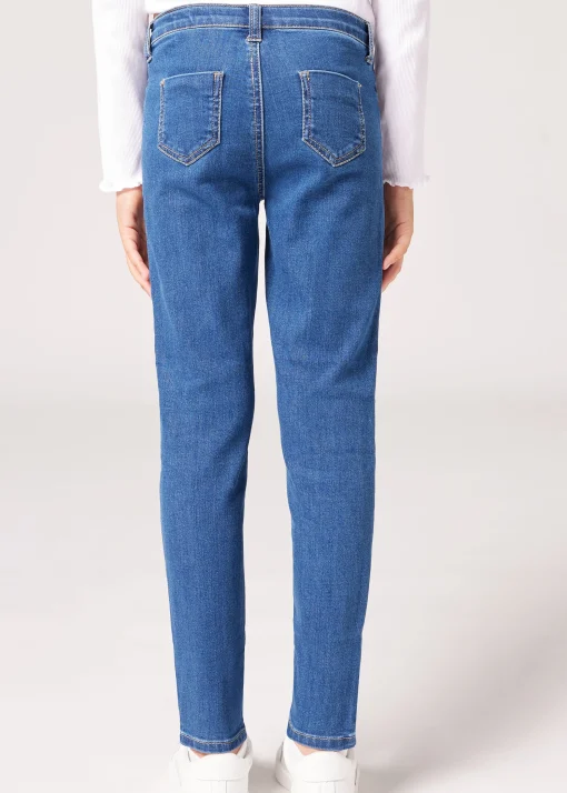 Legginsy jeansowe skinny Mini Me Soft Touch dziewczęce