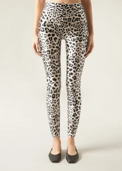 Legginsy Silky Touch w panterkę