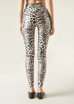Legginsy Silky Touch w panterkę
