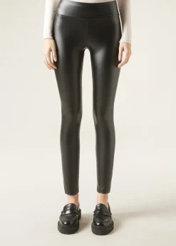 Legginsy z Efektem Skóry